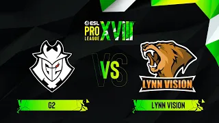 G2 vs. Lynn Vision - Map 2 [Inferno] - ESL Pro League Season 18 - Group D