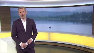 Berufsfischer am Staffelsee fängt Hecht mit Netz. Abendschau. BR 3. Fernsehbericht.