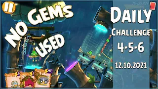 Angry Birds 2 Daily Challenge 4-5-6 (no gems used) 12/10/2021