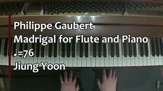 Gaubert Madrigal (Flute with Piano accompaniment)