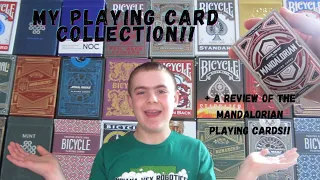 My Insane Deck Collection! (+ Review of Mandalorian Playing Cards)