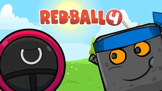 Red Ball 4 x Squid Game | Squid Game Ball Vs Ninja Boss