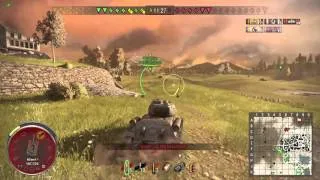 World of Tanks (Ps4) T-34-85 on Siegfried line, high caliber, top gun, ace tanker and first gunmark