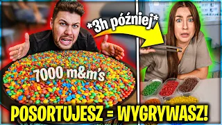 KTO SZYBCIEJ POSORTUJE 7000 M&M'S WYGRYWA!