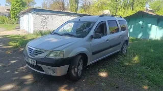 Обзор DACIA LOGAN 2008г., 1.6л бензин-газ! Автомобили из Европы и Грузии на заказ!