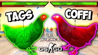 COFFI VS TAGS - КУРИНАЯ БИТВА В CS:GO! (ЭПИК, УГАР)