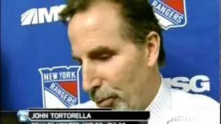 John Tortorella - Post Game - 1/21/10 - Rangers vs. Flyers