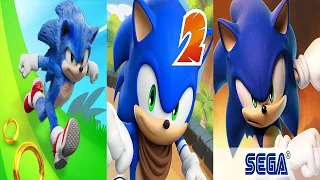 Sonic Dash TEEN SONIC VS Sonic Dash 2 VS Sonic Forces