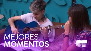 HUGO canta a MAIALEN y MAMEN su NUEVO TEMA | OT 2020