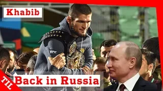 Khabib Nurmagomedov | Crazy Homecoming after beating McGregor | Meeting president Putin UFC 229