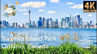 Toronto Island Park | Centre Island | Ferry Ride | Beach Ontario Canada - COMPLETE TOUR  [4K]