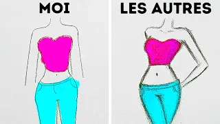 COMMENT DESSINER COMME UN PRO || TUTORIELS ET CONSEILS DE DESSINS FACILES