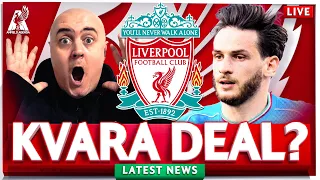 LIVERPOOL EYE HUGE £100M KVARATSKHELIA MOVE! Liverpool FC Transfer News