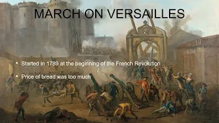 History - Women's March on Versailles 1789 (French Revolution) LESSON