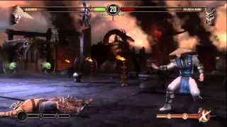 Mortal Kombat 9 - How To Beat Shao Kahn In Story Mode + Ending