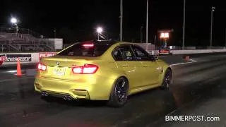 2015 F80 M3 runs 11.66 @ 119.24 mph quarter mile (stock, DCT, 103 octane)