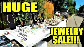 Ep244: THIS SALE WAS LOADED WITH JEWELRY!!! - The ORIGINAL GoPro Garage Sale Vlog!