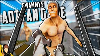 Realistic "FIRST PERSON" Attack on Titan Game!! | Swammys AOT Fan Game [v0.9 - w/CH3k]