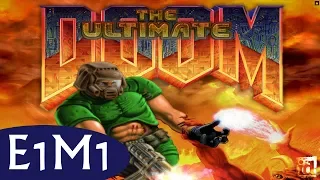 Ultimate Doom E1M1 Hangar (All Secrets)