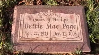 The Grave Of Bettie Page