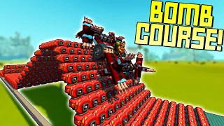 Off-Road Obstacle Course Made of Bombs!  - Scrap Mechanic Multiplayer Monday