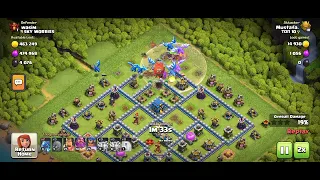 opponent ☺️ deleted his account after this attack 😔🔥💯 (clash of clans) #clashofclans #coc#views