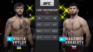 НИКИТА КРЫЛОВ vs МАГОМЕД АНКАЛАЕВ UFC ПОЛНЫЙ БОЙ