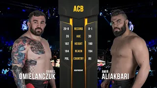 Даниэль Омиельянчук vs. Амир Алиакбари | Daniel Omielanczuk vs. Amir Aliakbari | ACB 89