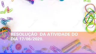 3ª SÉRIE - GRAMÁTICA  - RESOLUÇÃO COMENTADA DAS ATIVIDADES - 26/06/2020.