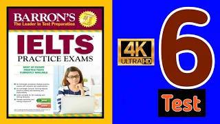 BARRON'S IELTS LISTENING TEST - 6 | barron's ielts listening test - 6 | IELTS | RUTVIK IELTS |