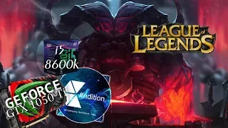 League of Legends | i5 8600k | GTX 1050 Ti 4 GB | FPS graph