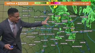 DFW weather: Tracking Thursday night's severe storm path