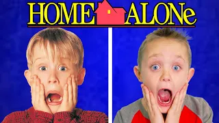 Home Alone! Full Movie Recreated by Kids Fun TV (Part 1)