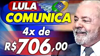 SURPRESA INACREDITÁVEL! 4 PARCELAS EXTRAS de R$ 706 para APOSENTADOS e PENSIONISTAS do INSS