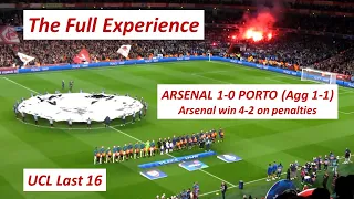 Arsenal 1-0 Porto - The Full Game Experience