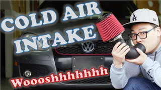 COLD AIR INTAKE INSTALL on Mk5 MK6 GTI (with SOUND comparison) | CTS Turbo | VW | 2.0TSI | EA888Gen1