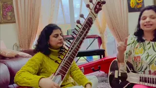 Mizrab bol practice on sitar. Da Ra Da Ra and Da Dir Da Ra. मिज़राब बोल  दा रा दिर दिर