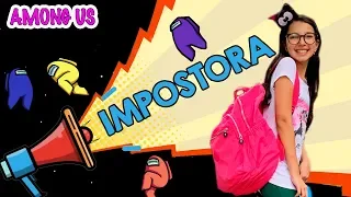 QUAL A MATÉRIA FAVORITA DA IMPOSTORA LULUCA ? (Among Us) | Luluca Games