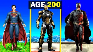 Surviving 200 Years As SUPERHERO In GTA 5!! (PART-3)