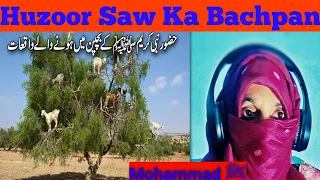 Hazoor Nabi Kareem SAW kay bachpan  k Aham waqiat | Seerat un Nabi ﷺ|Faiza Reacts Official