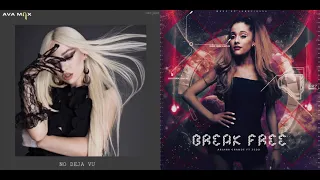 Ava Max Vs. Ariana Grande - No Break Deja Vu Free [Mashup]