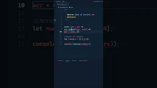 JavaScript Tips: Sum of Series of numbers made easy #shorts