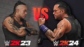 WWE 2K24 vs WWE 2K23 | Alle MÄNNLICHEN Superstars im Vergleich!