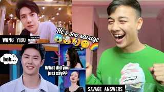 [ENG SUB] Wang Yibo's 王一博 Savage Answers to Dating Questions | REACTION