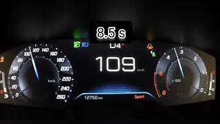 2021 Peugeot 508 2.0 BlueHDI 180hp EAT8 acceleration.