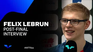 Felix Lebrun Post-Match Interview | WTT Star Contender Goa 2024