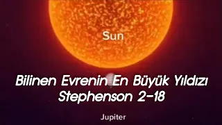 Bilinen Evrenin En Büyük Yıldızı Stephenson 2-18 #bilim #uzay #evren #saturn #space #cosmos