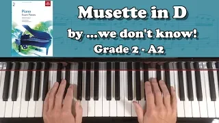 ABRSM Grade 2 Piano (2019 & 2020): A2 - ANON Musette