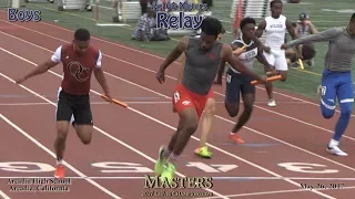 2017 TF - CIF-ss Masters - 4x100 Relay (Boys) (04)