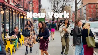 [4K]🇺🇸NYC Winter Walk🗽Upper West Side of Manhattan via Columbus Ave | Jan 2023